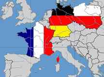 Le Triangle de Weimar a été créé en 1991 par Roland Dumas et Hans-Dietrich Genscher Le Triangle de Weimar a été créé en 1991 par Roland Dumas et Hans-Dietrich Genscher
