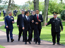 Le Prince Charles de Galles, Stephen Harper, Premier Ministre du Canada, Nicolas Sarkozy, Président de la République, r Gordon Brown, Premier Ministre britannique, et Barack Obama, Président des Etats-Unis, le 6 juin 2009 Le Prince Charles de Galles, Stephen Harper, Premier Ministre du Canada, Nicolas Sarkozy, Président de la République, r Gordon Brown, Premier Ministre britannique, et Barack Obama, Président des Etats-Unis, le 6 juin 2009