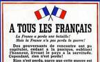 Appel du 18 juin 1940 du Général de Gaulle