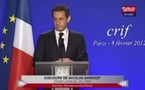 Nicolas Sarkozy le 8 février dernier