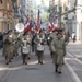 La musique militaire grand-ducale du Luxembourg traversant la rue Serpenoise de Metz