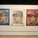Triptyque sur toile de Fabian Edelstam sur le Général de Gaulle