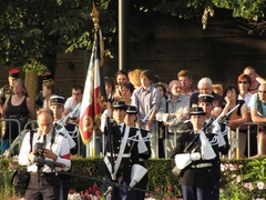 Gendarmes sur l'esplanade de Metz Gendarmes sur l'esplanade de Metz