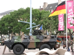 Arrivée du 3ème Régiment de Hussards à Metz - Démonstration statique