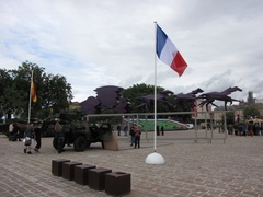 Arrivée du 3ème Régiment de Hussards à Metz - Démonstration statique