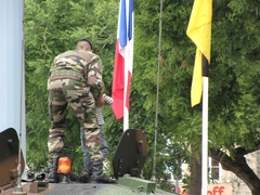 Arrivée du 3ème Régiment de Hussards à Metz - Démonstration statique