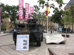 Arrivée du 3ème Régiment de Hussards à Metz - Démonstration statique