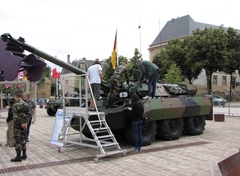 Arrivée du 3ème Régiment de Hussards à Metz - Démonstration statique
