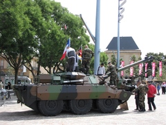 Arrivée du 3ème Régiment de Hussards à Metz - Démonstration statique Arrivée du 3ème Régiment de Hussards à Metz - Démonstration statique