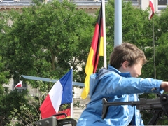 Arrivée du 3ème Régiment de Hussards à Metz - Démonstration statique Arrivée du 3ème Régiment de Hussards à Metz - Démonstration statique
