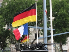 Arrivée du 3ème Régiment de Hussards à Metz - Démonstration statique