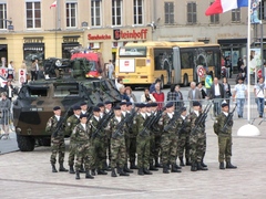 Arrivée du 3ème Régiment de Hussards à Metz - Démonstration dynamique