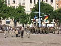 Arrivée du 3ème Régiment de Hussards à Metz - Démonstration dynamique