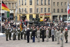 Arrivée du 3ème Régiment de Hussards à Metz - Démonstration dynamique