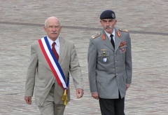 Arrivée du 3ème Régiment de Hussards à Metz - Démonstration dynamique