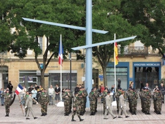 Arrivée du 3ème Régiment de Hussards à Metz - Démonstration dynamique