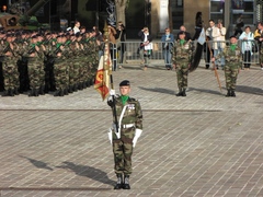 Arrivée du 3ème Régiment de Hussards à Metz - Démonstration dynamique