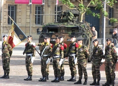 Arrivée du 3ème Régiment de Hussards à Metz - Démonstration dynamique