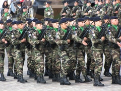 Arrivée du 3ème Régiment de Hussards à Metz - Démonstration dynamique