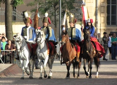 Arrivée du 3ème Régiment de Hussards à Metz - Démonstration dynamique Arrivée du 3ème Régiment de Hussards à Metz - Démonstration dynamique