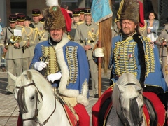 Arrivée du 3ème Régiment de Hussards à Metz - Démonstration dynamique