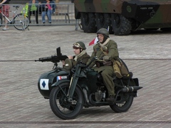 Arrivée du 3ème Régiment de Hussards à Metz - Démonstration dynamique