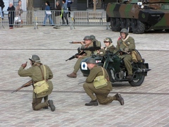 Arrivée du 3ème Régiment de Hussards à Metz - Démonstration dynamique