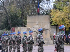 11 novembre 2011 à Metz devant le Monument aux Morts