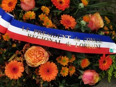 11 novembre 2011 à Metz devant le Monument aux Morts