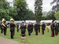 La Musique de l'Artillerie de Rennes dans les jardins du Palais du Gouverneur