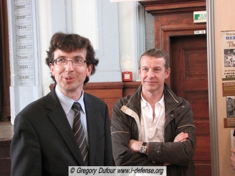 Thibaut Villemin, Vice-Président du Conseil Régional de Lorraine aux côtés d'un représentant de l'Amifort - Ouvrage du Hackenberg Thibaut Villemin, Vice-Président du Conseil Régional de Lorraine aux côtés d'un représentant de l'Amifort - Ouvrage du Hackenberg