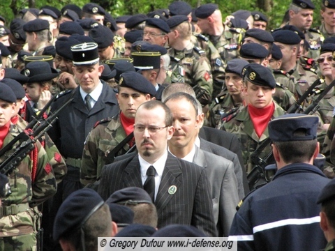 Des réservistes citoyens lors de la cérémonie Des réservistes citoyens lors de la cérémonie