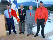 Les représentants de la section de Nouméa de l'ANT-TRN lors de la dernière cérémonie d'hommages aux Anciens d'Indochine Les représentants de la section de Nouméa de l'ANT-TRN lors de la dernière cérémonie d'hommages aux Anciens d'Indochine