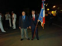 cérémonie de Bir-Harkeim à Nouméa avec le Président de l'ANT-TRN section Nouvelle Calédonie, Claude Benard, et le Porte-Drapeau, Christian Prono cérémonie de Bir-Harkeim à Nouméa avec le Président de l'ANT-TRN section Nouvelle Calédonie, Claude Benard, et le Porte-Drapeau, Christian Prono