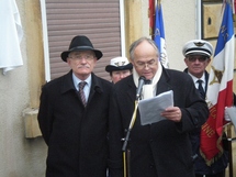 Dominique Gros, Maire de Metz et André Masius, Président du Souvenir français de Metz Dominique Gros, Maire de Metz et André Masius, Président du Souvenir français de Metz