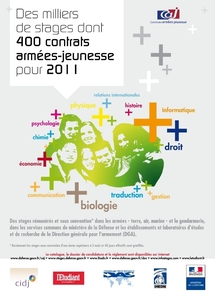 Des milliers de stages à pourvoir au Ministère de la Défense Des milliers de stages à pourvoir au Ministère de la Défense