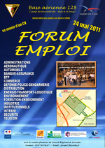 Le Forum Emploi sera sans doute la dernière grande manifestation publique organisée par la Base aérienne avant son départ de Metz en 2012 Le Forum Emploi sera sans doute la dernière grande manifestation publique organisée par la Base aérienne avant son départ de Metz en 2012